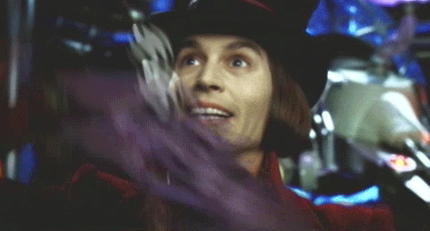 Willy Wonka does the Wave